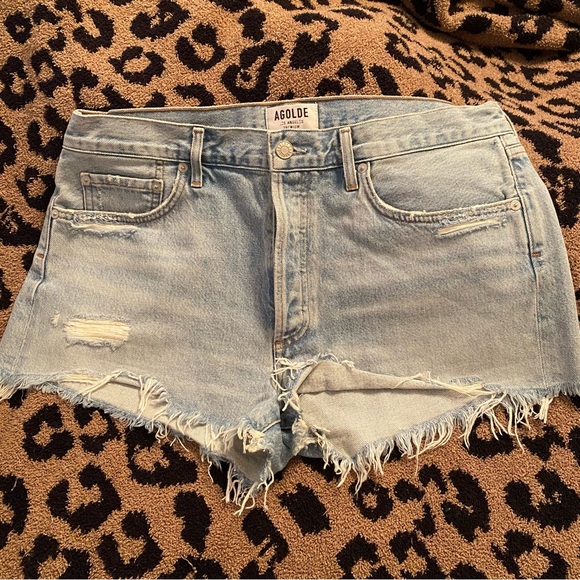 Agolde Parker Shorts - Picture 2 of 7
